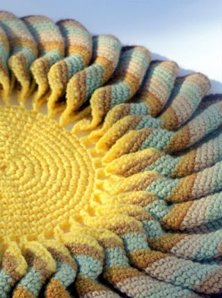 Napperon vintage au crochet Années 70