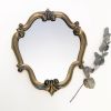 Miroir doré ancien 50's