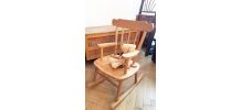 Rocking chair vintage enfant 70's