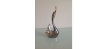 Petit cygne en chrome et laiton