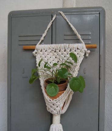 Porte  plante macramé