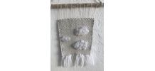 Tissage mural nuage 