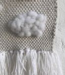 Tissage mural nuage 