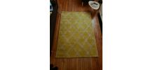 Tapis jaune et gris 140×200cm