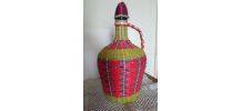 Belle Dame Jeanne bouteille "SCOUBIDOU" VINTAGE années 50