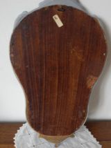 Miroir ancien en Bois Patiné pour déco de charme style Shabby
