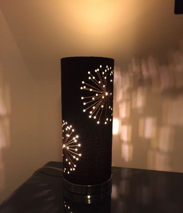 Lampe à poser cylindrique