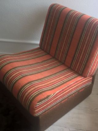 fauteuil bas année 70