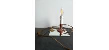 Lampe en laiton bombé en cuivre