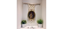 Macramé suspension de tableau
