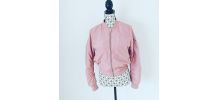 bomber rose poudré