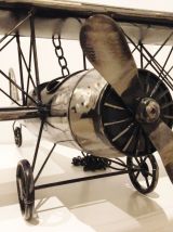 Avion métal déco