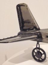 Avion métal déco