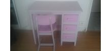 Bureau enfant vintage et sa chaise casala