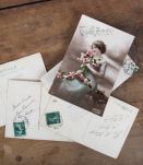 Lot de 5 cartes postales fantaisie anciennes