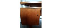 Bureau 1960 plaqué noyer blond