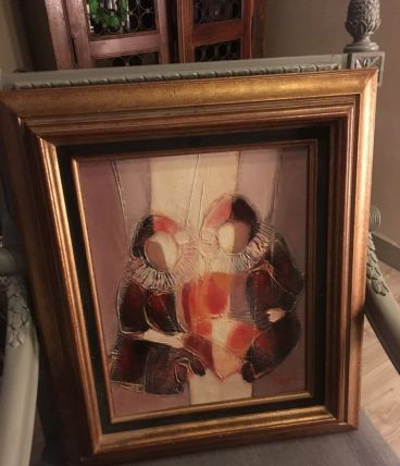Huile sur toile originale Rougié