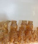 Ensemble verres, carafe et saladier vintage