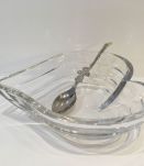 Coupelle en cristal en forme de coeur