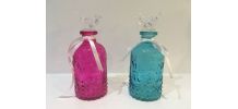 Flacons vintage de couleur 