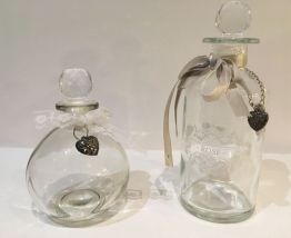 2 flacons parfumeur 