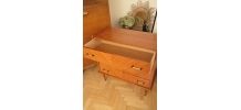 Commode vintage des années 60/70 pieds compas