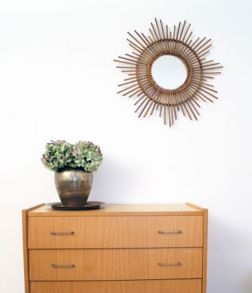 Commode vintage scandinave des années 60 pieds compas