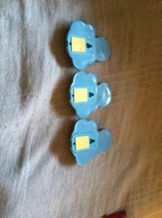 Lot de 3 patères Titi