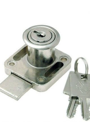 Serrure à cylindre 5 paillettes - Marque VACHETTE 4464 pour meubles 