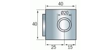 Serrure à cylindre 5 paillettes - Marque VACHETTE 4464 pour meubles 