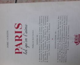 Paris tel qu'on l'aime