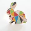 Pin's broche lapin origami
