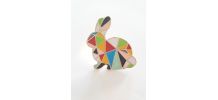 Pin's broche lapin origami