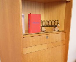 Secrétaire bureau vintage  scandinave 50's