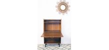 Petit Secrétaire bureau vintage années 60 style Pierre Guariche