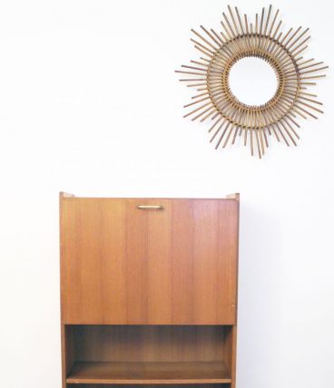 Petit Secrétaire bureau vintage années 60 style Pierre Guariche