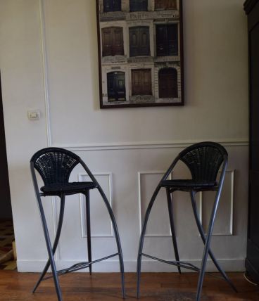 Deux tabourets de bar Philippe Starck 
