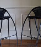 Deux tabourets de bar Philippe Starck 