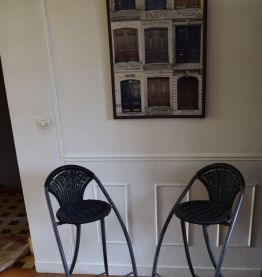 Deux tabourets de bar Philippe Starck 
