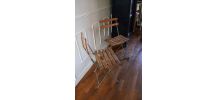 Deux chaises pliantes de jardin 