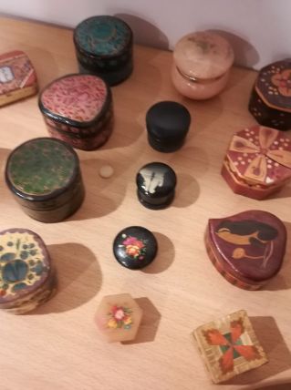 Collection de 30 boites miniatures