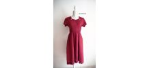 Robe bois de rose vintage 40's