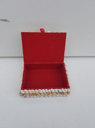Coffret à bijoux coquillages