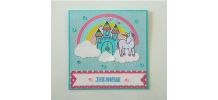 Carte d'anniversaire licorne