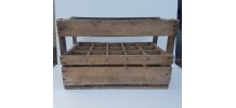 Casier à bouteilles vintage en bois
