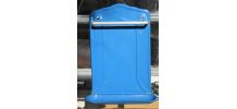 Porte ustensile en tôle bleu 50 cm X 35 cm, porte louche, ac