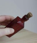 bouteille miniature rouge bouchon liège