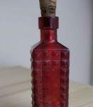 bouteille miniature rouge bouchon liège