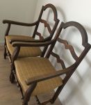Deux chaises / fauteuils vintage rare