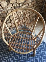 Lot de 2 fauteuils en rotin